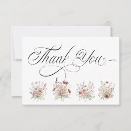 Spring Floral Thank You Card サンキューカード