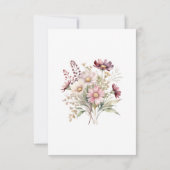Spring Floral Thank You Card サンキューカード (裏面)