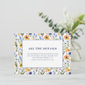 Spring Floral Wedding エンクロージャーカード (スタンド正面)