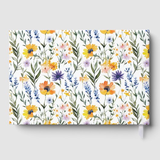 Spring Floral Wedding ゲストブック (裏面)