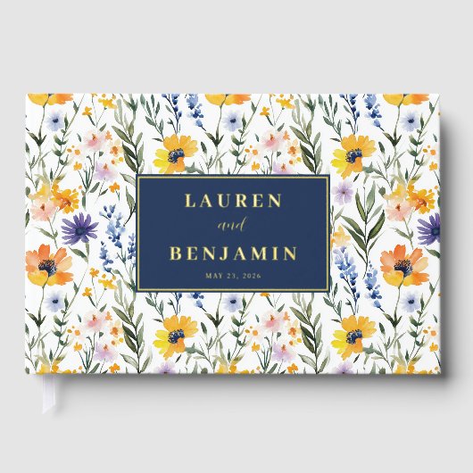 Spring Floral Wedding ゲストブック (正面)