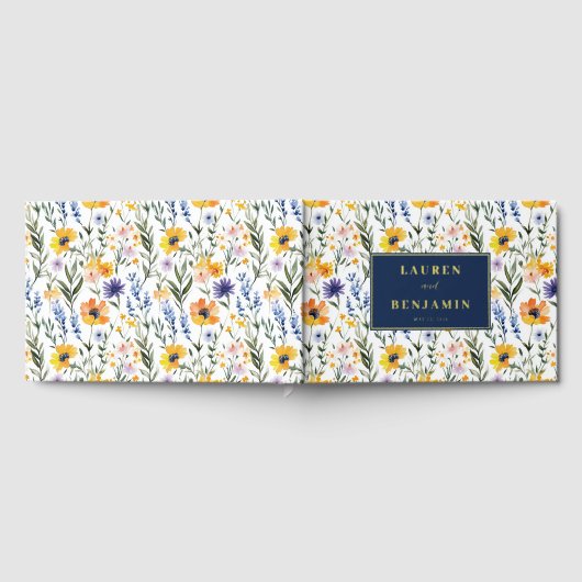 Spring Floral Wedding ゲストブック (全面)