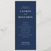 Spring Floral Wedding プログラム (正面)