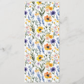 Spring Floral Wedding メニュー (裏面)