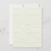 Spring Floral Wildflowers Personalized Stationery サンキューカード (裏面)