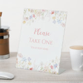 Spring Floral Wildflowers Please take one 台座サイン (インサイチュ)
