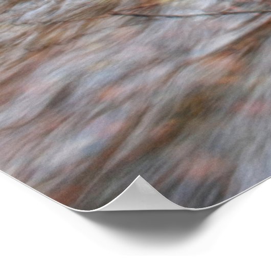 Spring Flow at Hungarian Falls – Upper Peninsula ポスター (角)