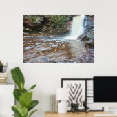 Spring Flow at Hungarian Falls – Upper Peninsula ポスター (ホームオフィス)