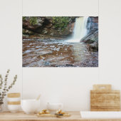 Spring Flow at Hungarian Falls – Upper Peninsula ポスター (キッチン)
