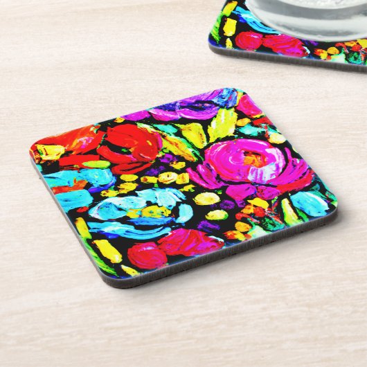 "Spring Flower" Cute Art. Buy Now コースター (左側)