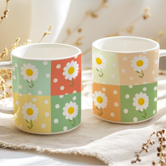 Spring Flower Pastel Cute Fun  コーヒーマグカップ