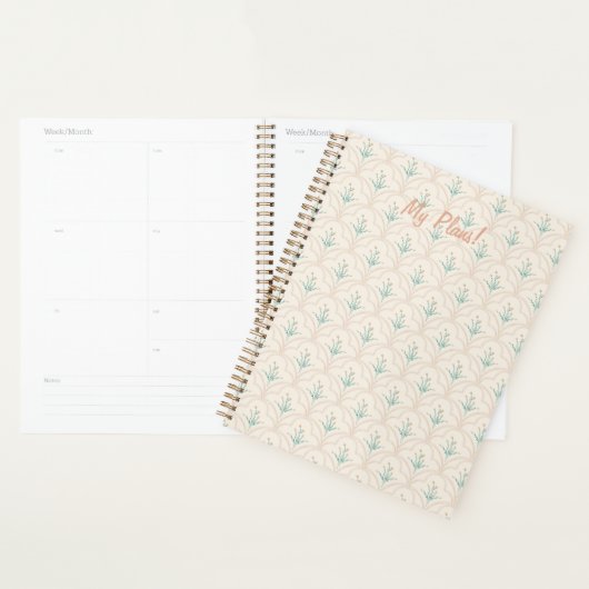 Spring flower pattern Planner プランナー手帳 (ディスプレー)