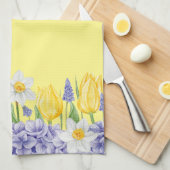 Spring Flowers キッチンタオル (四つ折り)