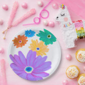 Spring Flowers  ペーパープレート (パーティー)