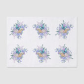 Spring Flowers, Butterflies & Sea Shells Decoupage 薄葉紙 (正面)