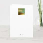 Spring Flowers Easter Card シーズンカード (裏面)