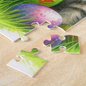 Spring Flowers Easter Eggs and Kittens in Garden  ジグソーパズル (側面)