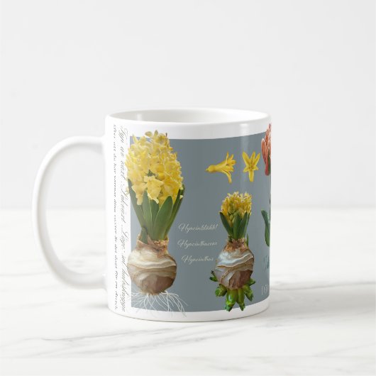 Spring flowers garden mug. コーヒーマグカップ (左)
