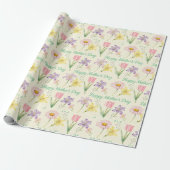 Spring Flowers Mother's Day ラッピングペーパー (アンロールド)