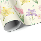 Spring Flowers Mother's Day ラッピングペーパー (ロールコーナー)