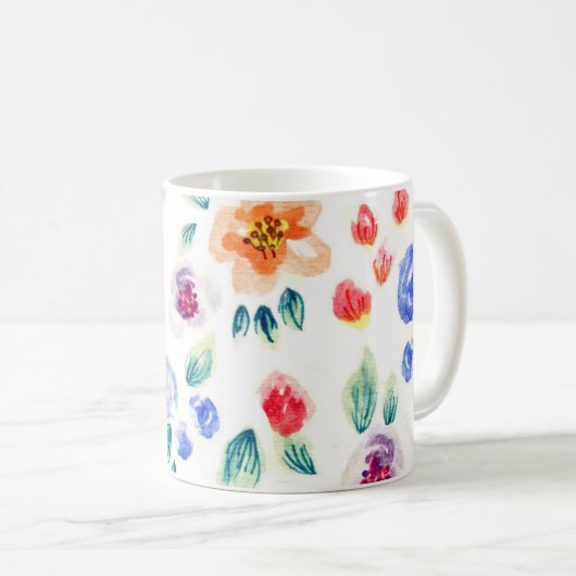 Spring Flowers mug コーヒーマグカップ (正面右)