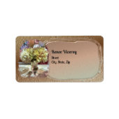 Spring Flowers PCM1 住所ラベル ラベル (正面)
