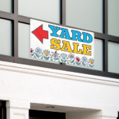 Spring Flowers Yard Sale Banner 横断幕 (ビルの外側)