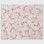 Spring flowery pattern. Seamless floral background ラッピングペーパー (フラット)