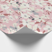 Spring flowery pattern. Seamless floral background ラッピングペーパー (角)