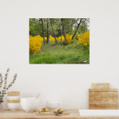 Spring forest in Luxembourg travel ポスター (キッチン)