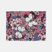 Spring garden フリースブランケット (正面(横))
