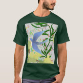 SPRING GARDEN BIRD GTRAPHIC ART Tシャツ (正面)