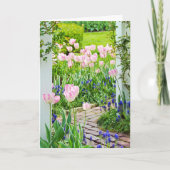 Spring Garden Birthday カード (正面)