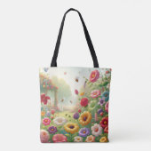 Spring Garden Flower Tote Bag トートバッグ (裏面)