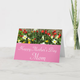 SPRING GARDEN HAPPY MOTHER'S DAY MOM オリジナルギフト カード