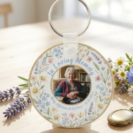 Spring Garden Memorial Celebration of Life Photo キーホルダー