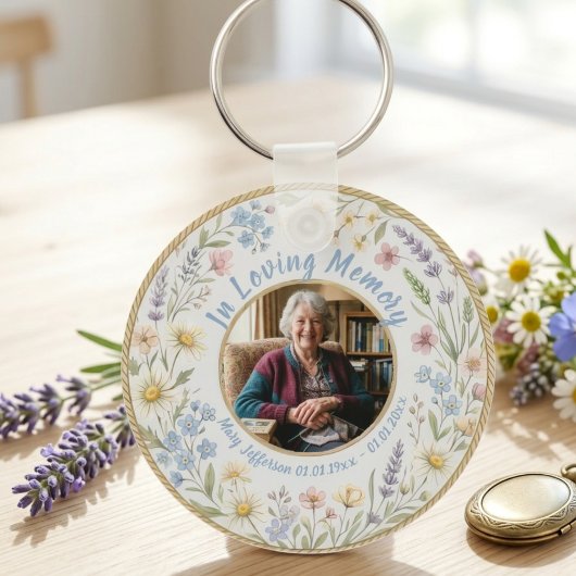 Spring Garden Memorial Celebration of Life Photo キーホルダー