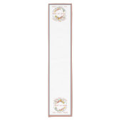 Spring Garden sign Medium Table Runner ショートテーブルランナー (正面)