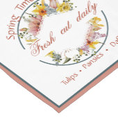 Spring Garden sign Medium Table Runner ショートテーブルランナー (コーナー)