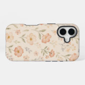 Spring Garden Watercolor Floral Case iPhone 16ケース (裏面横)