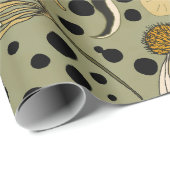 Spring Garden with Flowers and Butterflies ラッピングペーパー (ロールコーナー)