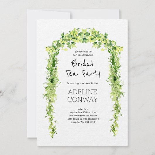 Spring Gate Garden Bridal Shower Celebration 招待状 (正面)