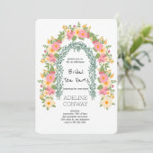 Spring Gate Garden Bridal Shower Celebration 招待状 (スタンド正面)