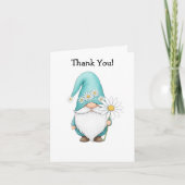 Spring Gnome Folded Card カード (正面)