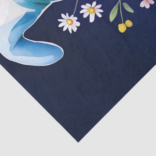 Spring Gnome with Bunny and Bluebird 薄葉紙 (詳細)