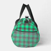 Spring Green and Finlandia Black Plaid ダッフルバッグ (右)