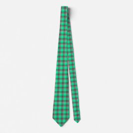 Spring Green and Finlandia Plaid Neck Tie ネクタイ