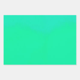 Spring Green Gradient ラッピングペーパーシート