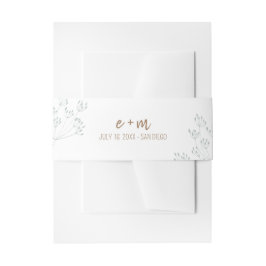 Spring Greenery Wedding 招待状ベリーバンド