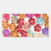 Spring Handmade sewn fabric Flowers Multicolor 横断幕 (横)